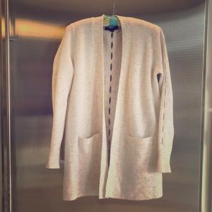 Wool cozy wrap sweater